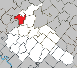 Sainte-Anne-du-Sault Quebec location diagram